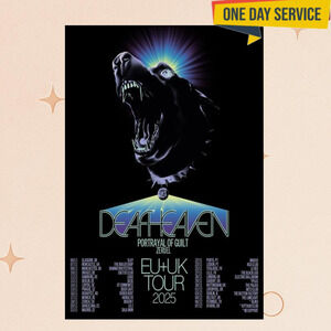 Deafheaven Eu Uk Tour 2025 Event Poster